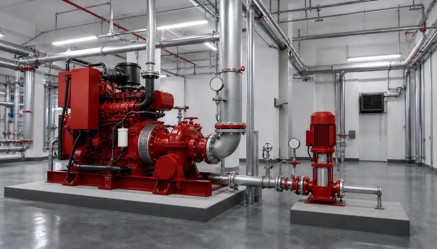 Fire pump installation